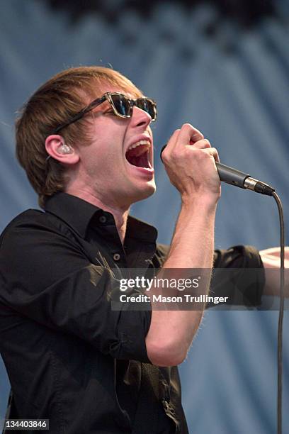 Alex Kapranos of Franz Ferdinand during KJEE Summer Round-Up II - June 11, 2006 at Santa Barbara Bowl in Santa Barbara, California, United States.