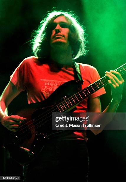 Nikolai Fraiture of The Strokes during KJEE Summer Round-Up II - June 11, 2006 at Santa Barbara Bowl in Santa Barbara, California, United States.