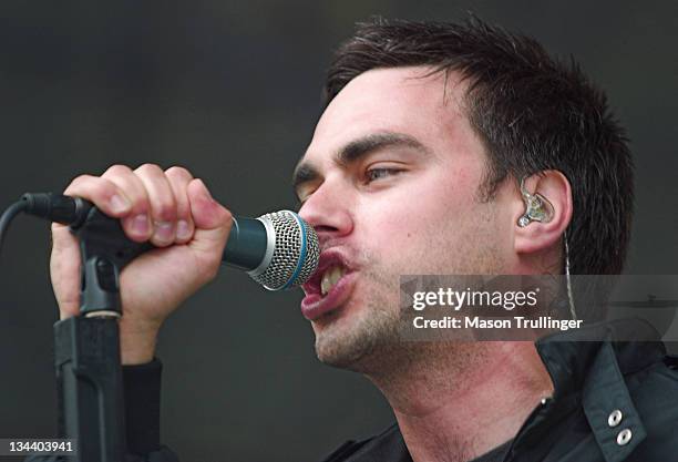 Richard Archer of Hard-Fi during KJEE Summer Round-Up II - June 11, 2006 at Santa Barbara Bowl in Santa Barbara, California, United States.