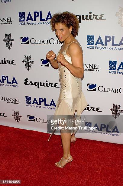 Lucia Rijker during The Abbey/Esquire Magazine's "The Envelope Please" Oscar Party - Arrivals at The Abbey in Los Angeles, CA, United States.