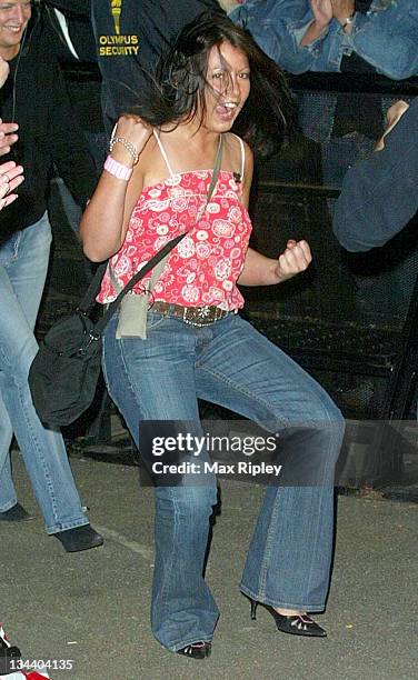 Emma Greenwood during "Big Brother 5" UK - Arrivals - May 28, 2004 in London, Great Britain.