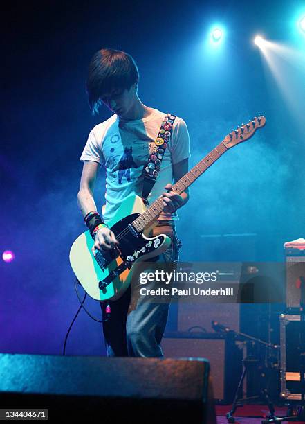 Bloc Party during Shockwaves NME Awards Tour - The Killers, Kaiser Chiefs, Bloc Party and Futureheads - February 9, 2005 at Brixton Academy in...