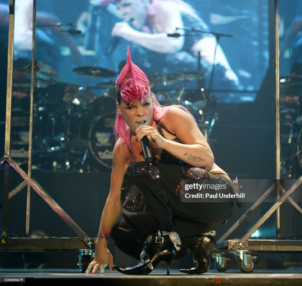 Pink 2005 Pink during Pink in Concert - March 23, 2004 at Wembley Arena in ...