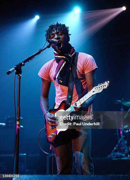 Bloc Party during Shockwaves NME Awards Tour - The Killers, Kaiser Chiefs, Bloc Party and Futureheads - February 9, 2005 at Brixton Academy in...