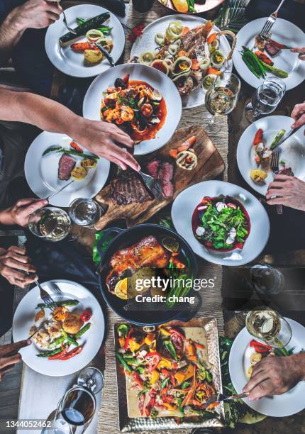 caribbean cuisine - culinary tradition stockfoto's en -beelden