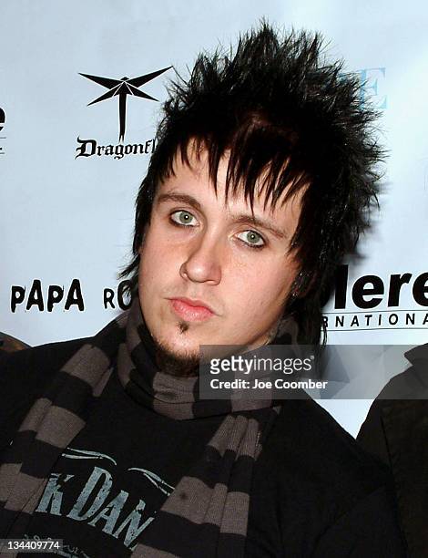 Jacoby Shaddix of Papa Roach during Dragonfly Clothing Launch Party Hosted by Papa Roach at Pure in Las Vegas, Nevada, United States.