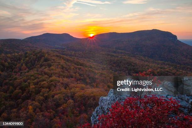 hanging rock state park near winston-salem, north carolina - north carolina bildbanksfoton och bilder