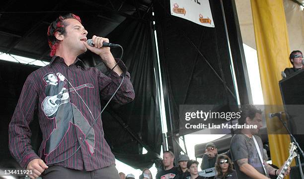 Greg Anttonito of The Bouncing Souls during 2004 Vans Warped Tour - Randall's Island at Randall's Island in New York City, New York, United States.