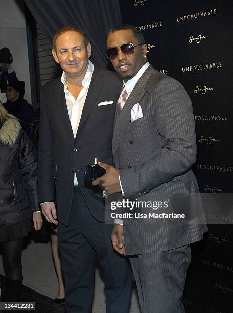 John Demsey, Global President of Estee Launder and Sean "Diddy" Combs