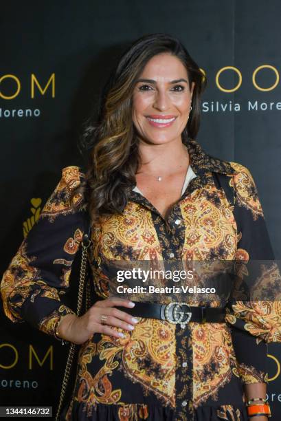 Veronica Hidalgo attends the POOM Silvia Moreno store opening on September 30, 2021 in Madrid, Spain.