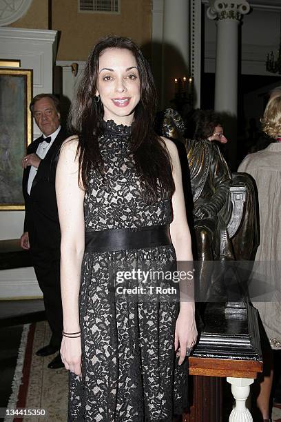 Jennifer Savelli attends the 2011 Players Foundation for Theatre Education Hall of Fame Inductions at The Players Club on May 1, 2011 in New York...