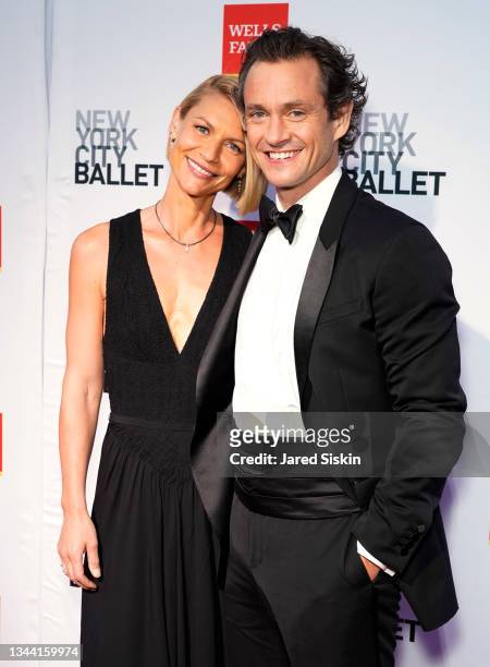Claire Danes and Hugh Dancy attend New York City Ballet's 2021 Fall Fashion Gala at Lincoln Center Plaza on September 30, 2021 in New York City.