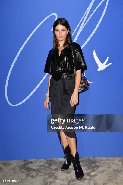 Isabeli Fontana attends the launch of CR Fashion Book Parade Issue in partnership with Grey Goose during the Paris Fashion Week on September 30, 2021...