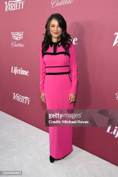 Kelly Hu attends Variety's Power of Women on September 30, 2021 in Los Angeles, California.