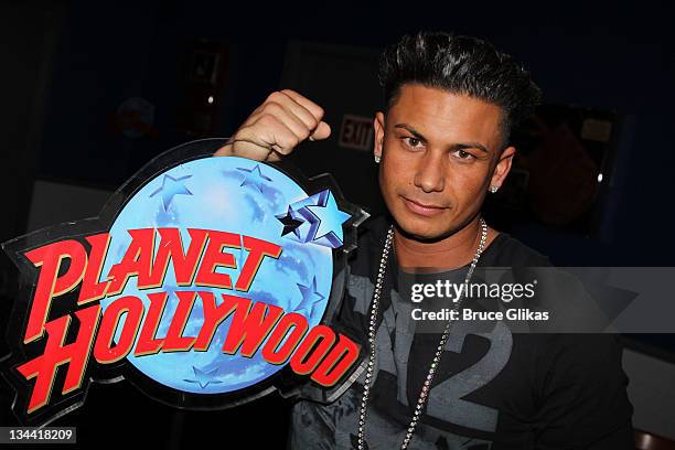 Paul "Pauly D" DelVecchio visits Planet Hollywood Times Square on November 30, 2011 in New York City.