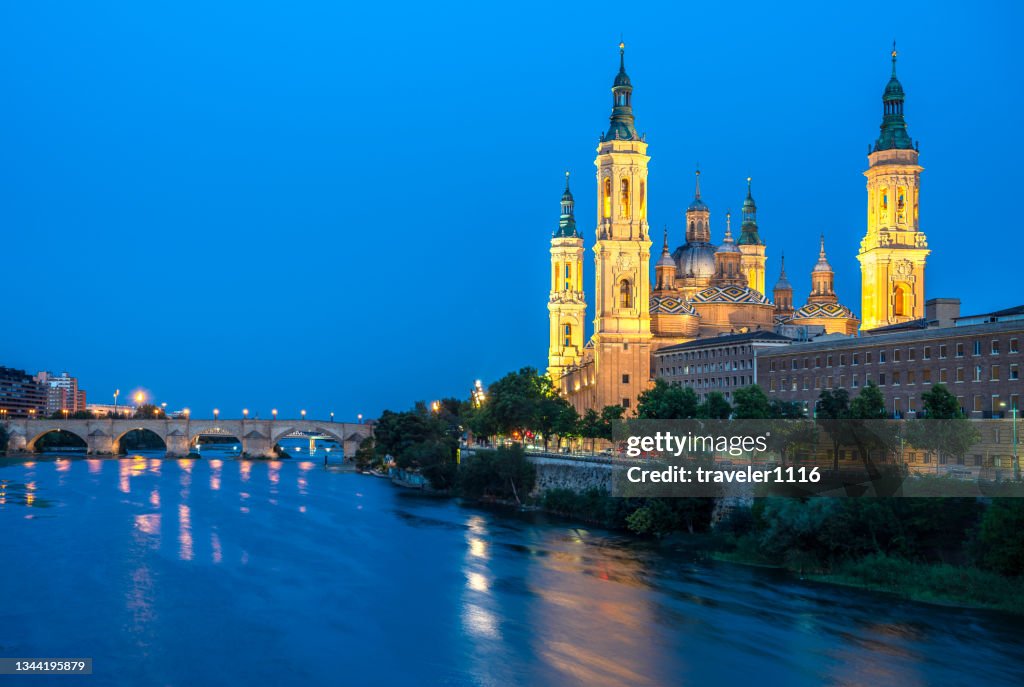 Cathedral-Basilica of Our Lady of the Pillar in Zaragoza, Spain