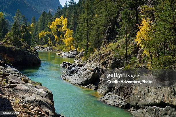 animas river fall in canyon - animas river stock pictures, royalty-free photos & images