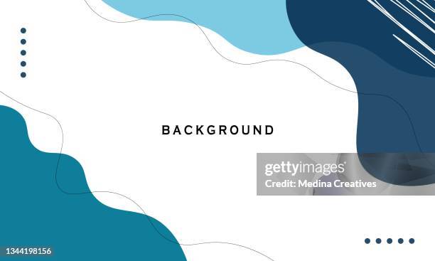 minimalist hand drawn fluid shapes background - 圖畫 藝術品 幅插畫檔、美工圖案、卡通及圖標