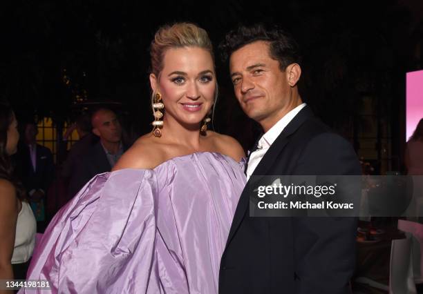 Katy Perry and Orlando Bloom attend Variety's Power of Women on September 30, 2021 in Los Angeles, California.