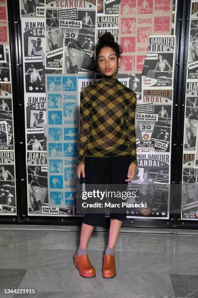 Guest attends the "Scandal Homme" By Jean-Paul Gaultier : Launch Party as part of Paris Fashion Week on September 30, 2021 in Paris, France.