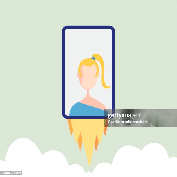 video conference internet meeting and live video chat - virtual training stock illustrations