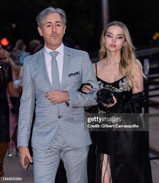 Actors Alan Cumming and Dove Cameron are seen arriving to the 2021 New York City Ballet Fall Fashion Gala at David H. Koch Theater at Lincoln Center...