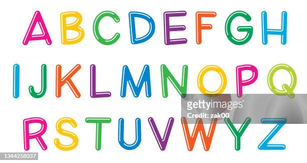 alphabet - abc stock illustrations