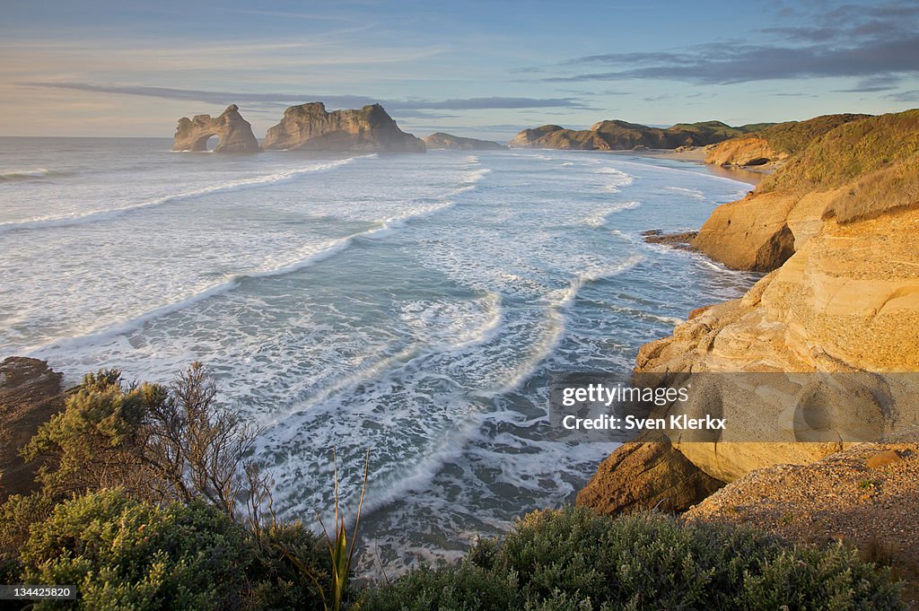Wharariki beach