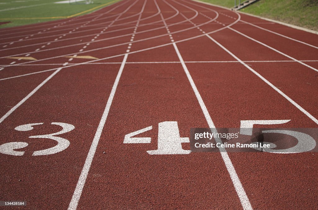 Lane Numbers For Rides Track Lane Numbers