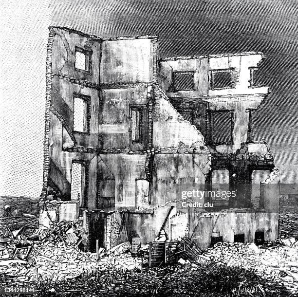 House Exploding Cartoon 57 Destroyed House Cartoon Stock Photos, High-Res Pictures, and Images ...