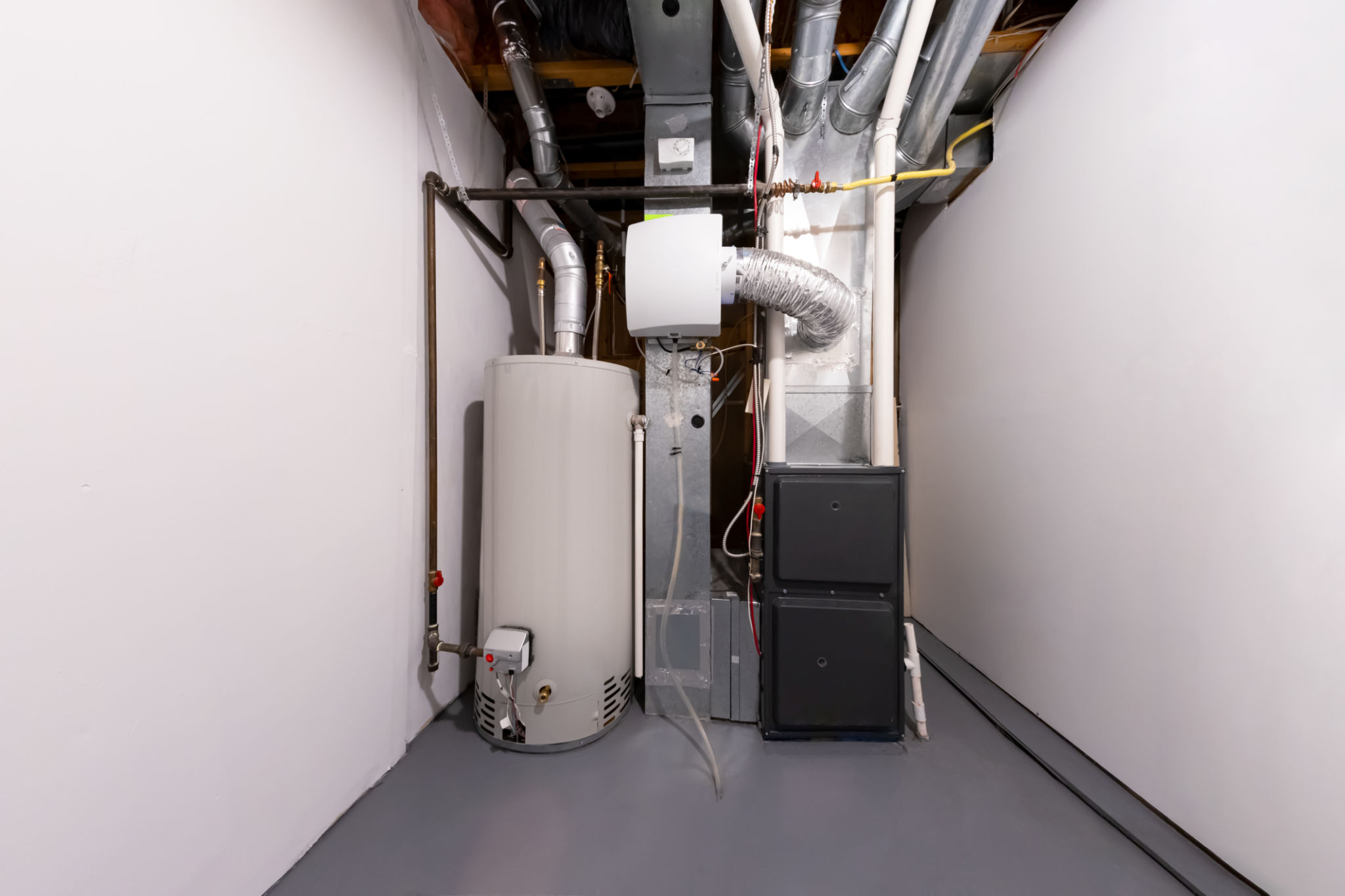 clean furnace area