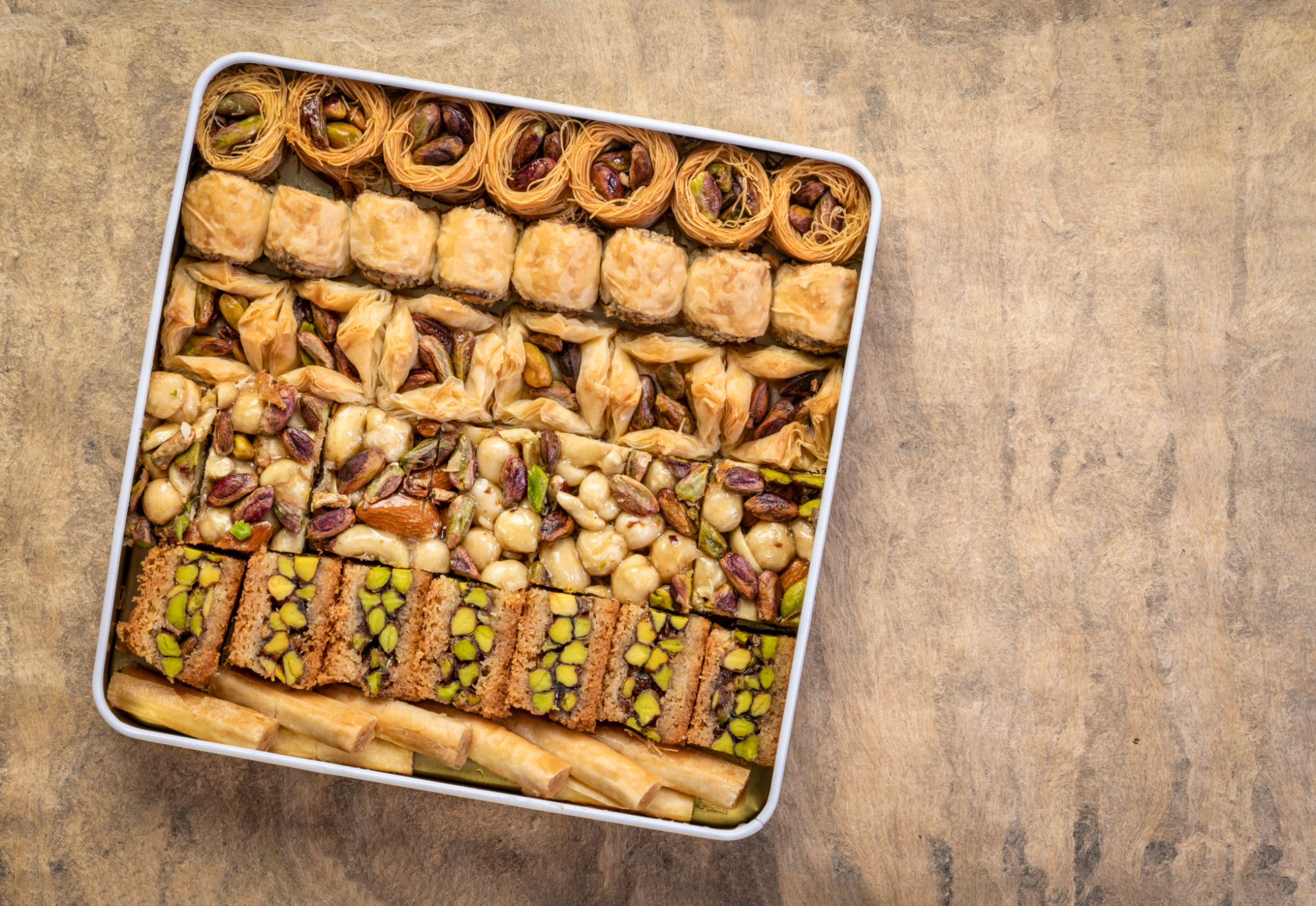 assorted baklava
