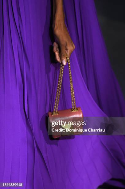 A model, bag detail, walks the runway during the Valentino Womenswear  News Photo - Getty Images