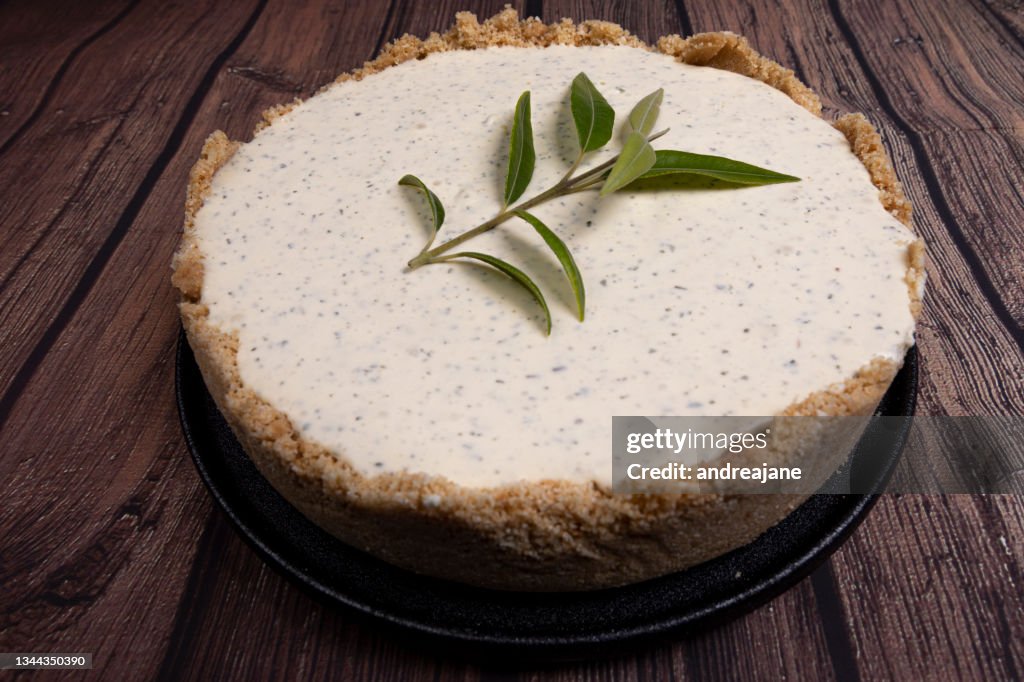 Homemade Lemon Myrtle Cheesecake
