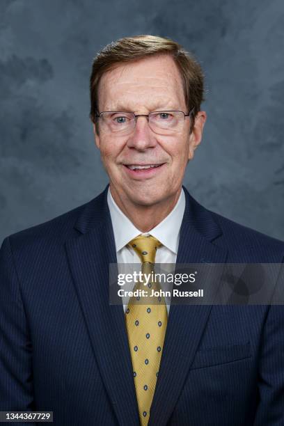 General Manager David Poile of the Nashville Predators poses for his official headshot for the 2021-2022 season on September 22, 2021 at Bridgestone...