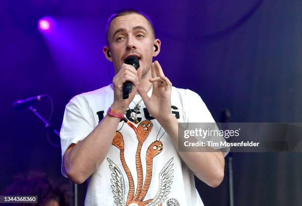 Dermot Kennedy performs during the ACL Music festival at Zilker Park on October 01, 2021 in Austin, Texas.
