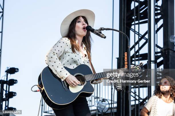 Ward performs at the 2021 Ohana Festival Encore Weekend on October 01, 2021 in Dana Point, California.