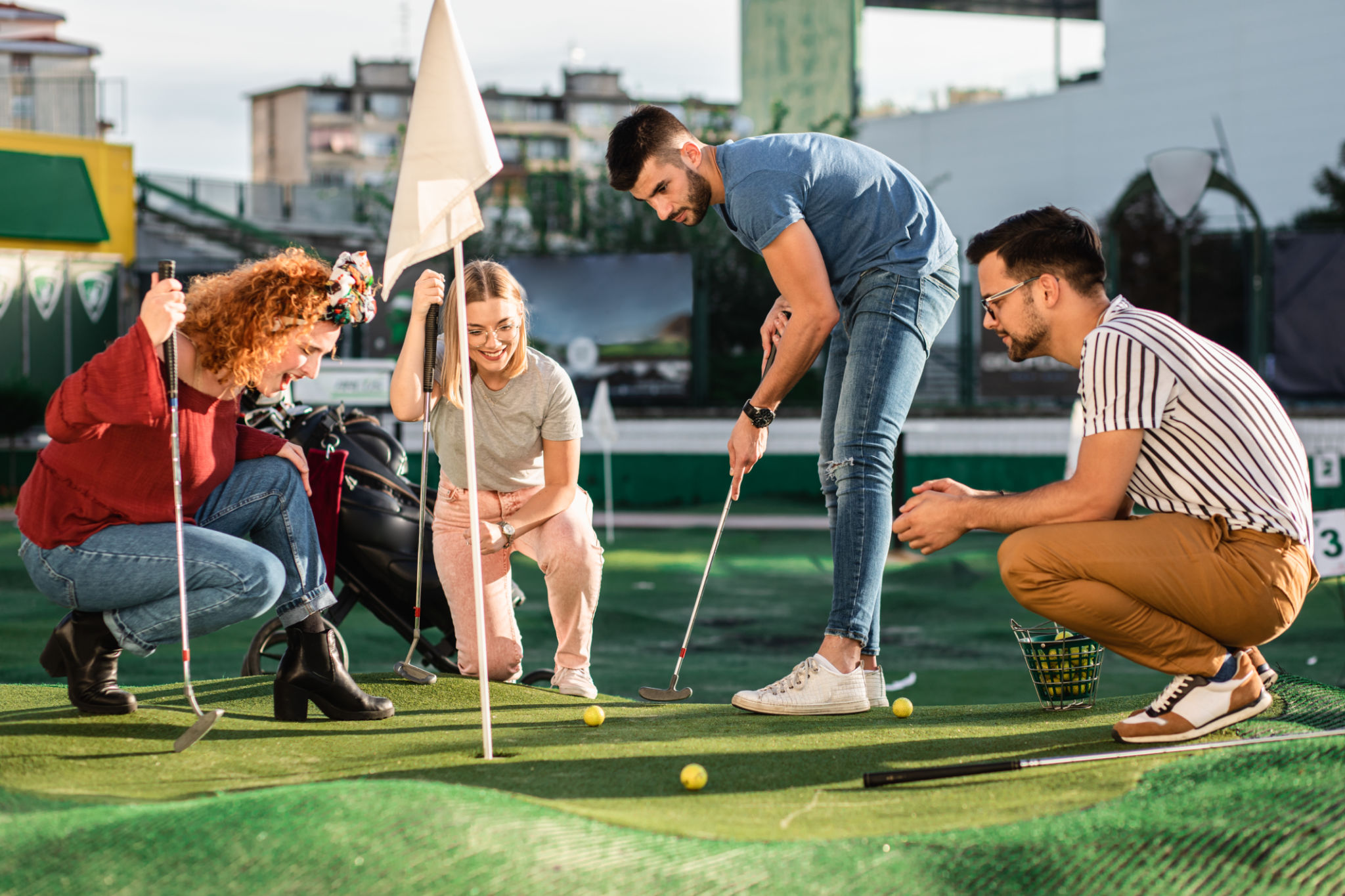student study golf