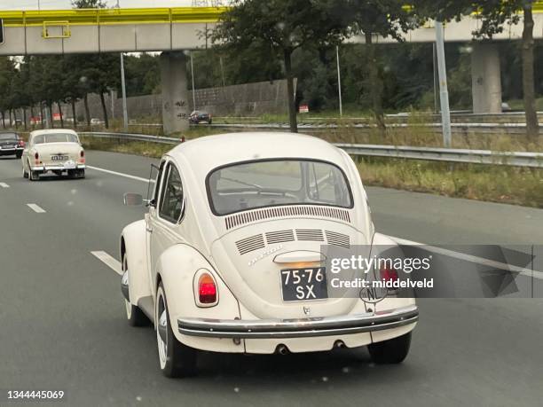 retro vw beetle - beetle car stock pictures, royalty-free photos & images