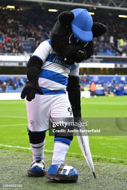 Mascot Jude during the Sky Bet Championship match between Queens Park Rangers and Preston North End at The Kiyan Prince Foundation Stadium on October...