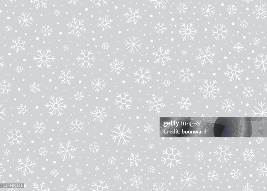 Fondo de copo de nieve de invierno