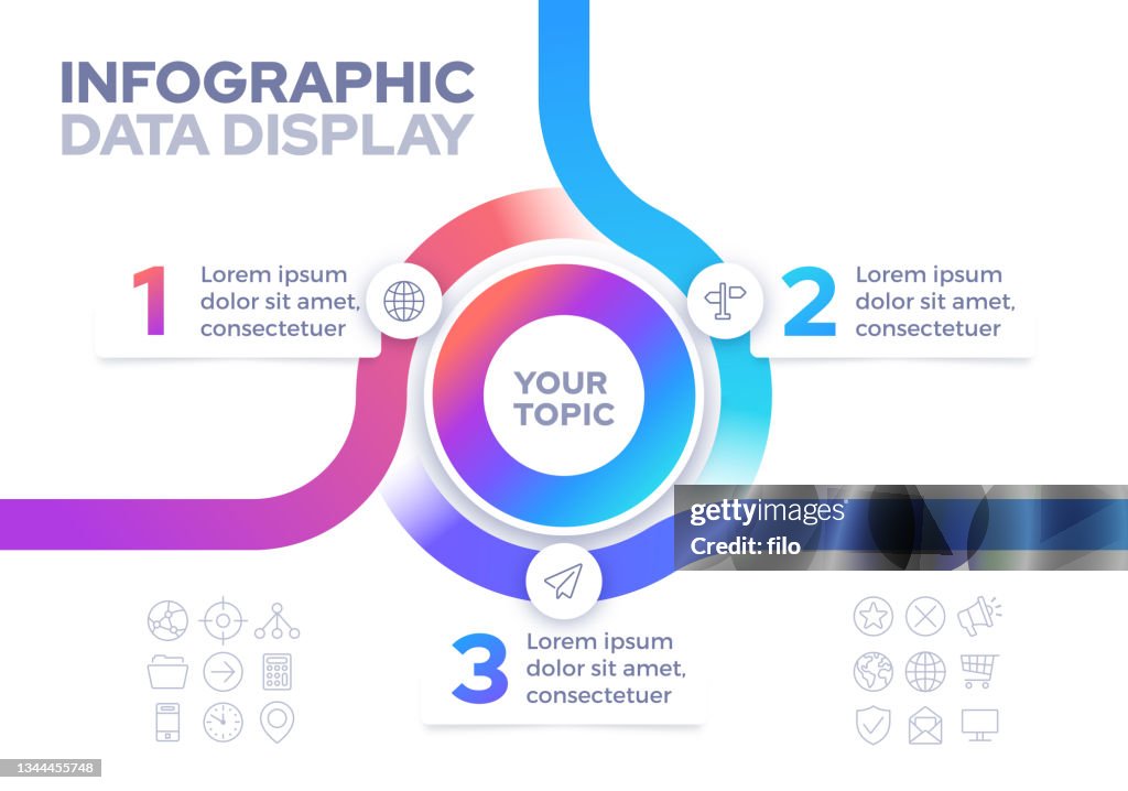 Connection Synergy Teamwork Data Infographic Design