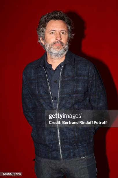 Christophe Ono-dit-Biot poses on the runway during the Balenciaga Womenswear Spring/Summer 2022 show as part of Paris Fashion Week at Theatre Du...