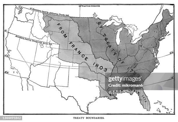 Blank Louisiana Purchase Map