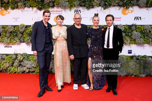 German actress Saskia Rosendahl, German actress Meret Becker, German actor Dominik Graf, German actor Tom Schilling and guest attend the Lola -...