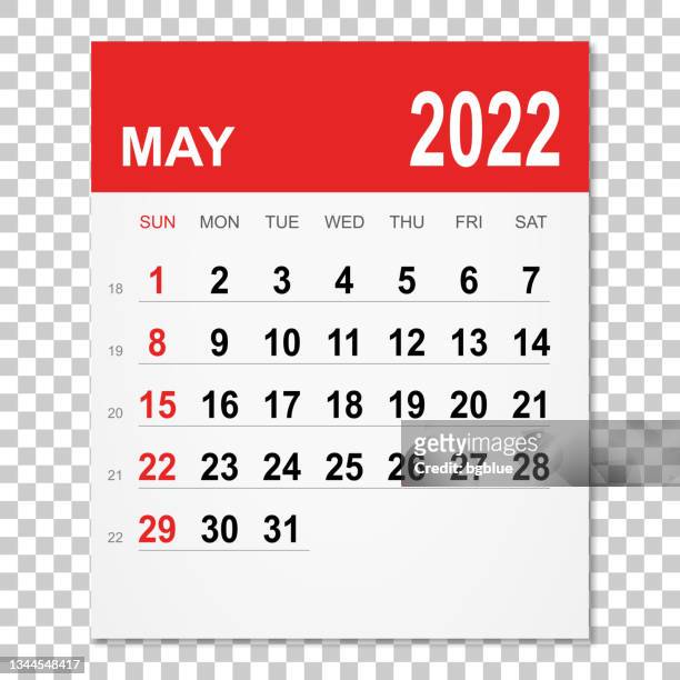 2022年5月カレンダー - 五月点のイラスト素材／クリップアート素材／マンガ素材／アイコン素材