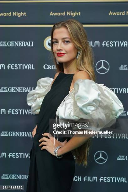 Zoe Pastelle attends the Award Night Ceremony of the 17th Zurich Film Festival at Opera House on October 02, 2021 in Zurich, Switzerland.