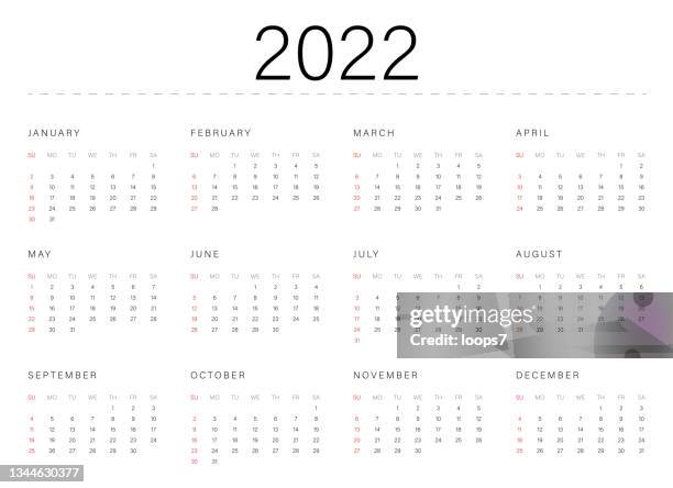 calendar 2022 template - calendario 幅插畫檔、美工圖案、卡通及圖標