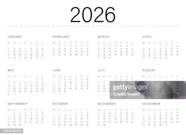 calendar 2026 template - calendario 幅插畫檔、美工圖案、卡通及圖標