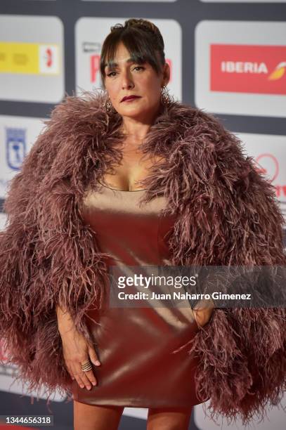Candela Peña attends the Platino Awards 2021 at IFEMA on October 03, 2021 in Madrid, Spain.